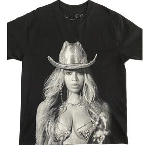 Beyoncé Renaissance World Tour T Shirt Unisex Men’s Large Cowboy Carter